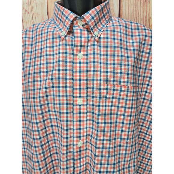 L.L. Bean Mens Traditional-Fit Short Sleeve Shirt Large - Picture 2 of 6